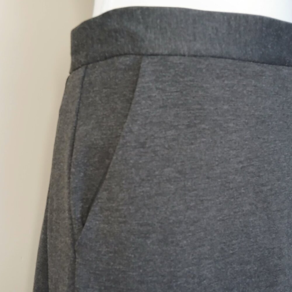 Anthropologie Hutch Ponti Knit Lined Skirt with Pockets Gray Size Large - Picture 4 of 8